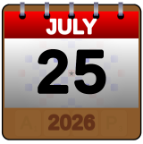 Jul 25th