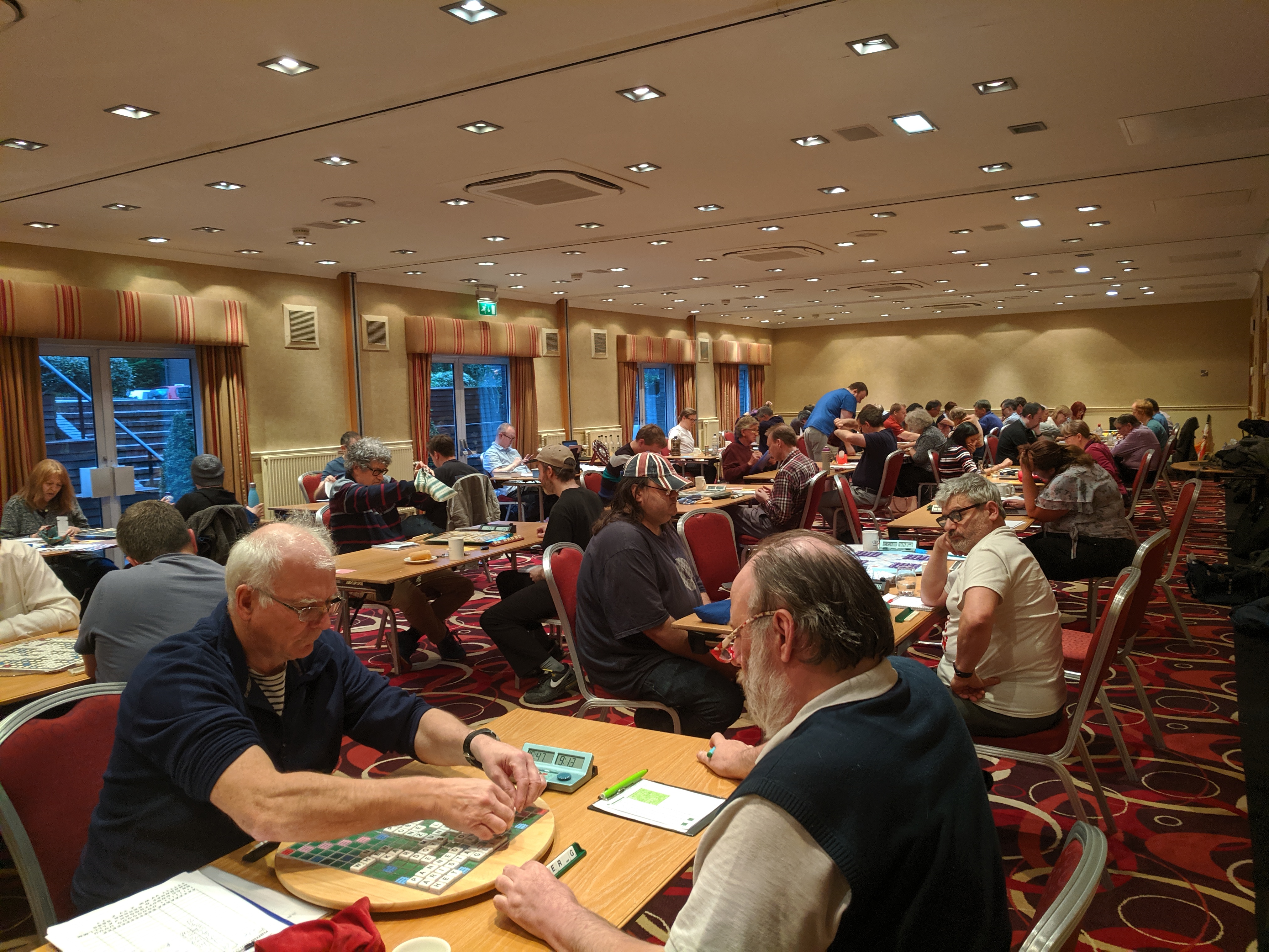 Gary Oliver, wearing his standard union flag cap